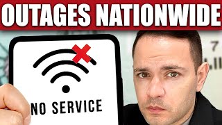 MASSIVE VERIZON CELLPHONE OUTAGES NATIONWIDE [upl. by Lzeil]