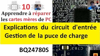 Explications du circuit dentrée Gestion de la puce de charge BQ24780S [upl. by Yelkrab]