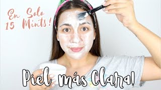 LA MEJOR mascarilla para ACLARAR TU ROSTRO y ELIMINAR ESPINILLAS EN MINUTOS  Kelly [upl. by Nosreip]