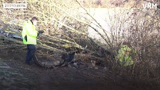 Zwei Tote bei Alleinunfall auf der A67 [upl. by Eiramana]