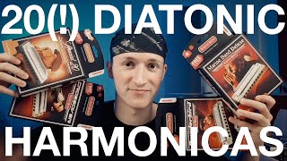 😳 45 Minutes with 20 Hohner Harmonicas – Which One’s for You 🌬 [upl. by Llerraf]