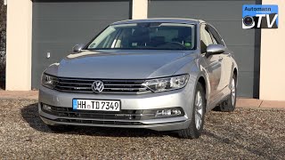 2015 VW Passat B8 20 TDI 150hp  DRIVE amp SOUND 1080p [upl. by Ardnohsal]