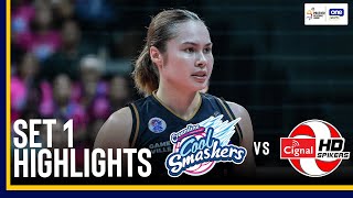 CIGNAL vs CREAMLINE  SET 1 GAME HIGHLIGHTS  2024 PVL INVITATIONAL CONFERENCE FINALS  SEPTEMBER 12 [upl. by Capon]