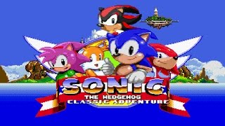 Sonic Classic Adventure Demo – Walkthrough – Fan Game [upl. by Garihc]