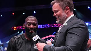 Cedric Doumbe PFL Paris Post Fight Interview [upl. by Ednutey948]