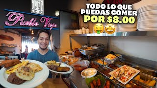 RESTAURANTE PUEBLO VIEJO HA REGRESADO 🇸🇻🤤 Buffet por 800 🍳 [upl. by Dasha]