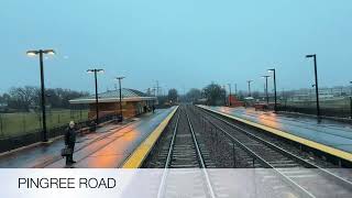 Metra Train Cab Car Ride On UPNW Metra Train 636 From McHenry To Chicago OTC On December 29 2023 [upl. by Francklyn]