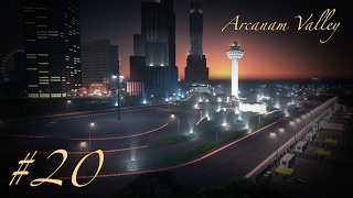 DOWNTOWN F1 GRAND PRIX CIRCUIT  Cities Skylines Arcanam Valley  Part 20 [upl. by Fasano]