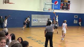 Marbury v Prattville Christian Academy PCA Boys Middle School Basketball [upl. by Cadmarr]