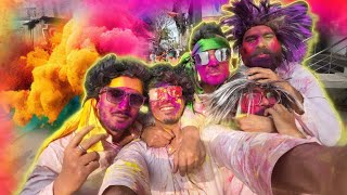 Holi Celebration with harami Dost 2024  HOLI VLOG [upl. by Adlanor]