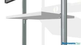 Spacepro Relax Wardrobe Shelf amp Bracket Installation Guide by Bedrooms Plus [upl. by Garihc]