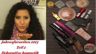 Jahresfavoriten 2013 Teil 2 Dekorative Kosmetik [upl. by Amsirahc]