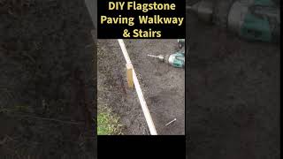 DIY Landscaping Episodes Weekly Flagstone Paving Seriesshorts [upl. by Goggin704]