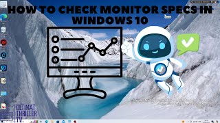 How to check monitor specs in windows 10 [upl. by Bergstrom611]