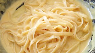 CREAMY CHEESY PASTA  PASTA WITH CHEESE SAUCE RECIPE [upl. by Routh496]