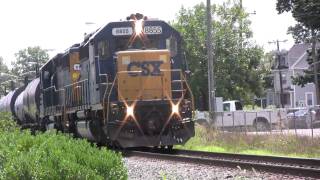 HD CSX SD402 8855 with nice K5LA WPCA11 Woodbury NJ [upl. by Llenyr]