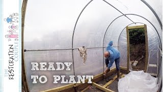 COVERING A POLYTUNNEL [upl. by Anihcak]