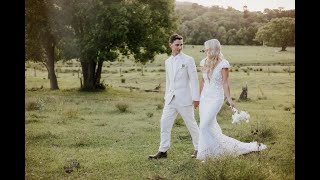 Norther NSW Wedding  Tanae and Jake Highlights [upl. by Anillehs]