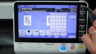 Konica Minolta Basic Tutorial Full C224eC754e [upl. by Cid]