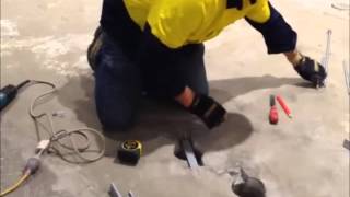 How to repair concrete slab core holes with the ADM Core Hole Repair Kit [upl. by Bree]