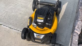 Lawn Mower Review  DeWALT 21in 163cc 3in1 RWD [upl. by Rona]