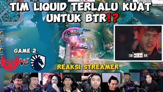 Tim liquid terlalu kuat untuk BTR Final Lower Bracket MPL S14 BTR VS TIM LIQUID Game 2 mplid mlbb [upl. by Oiratno725]