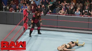 WWE 2K19 RAW ABSOLUTION VS NIA JAX amp TAMINA [upl. by Blanch447]