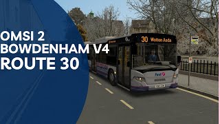 OMSI 2 Bowdenham V4 Route 30 Scania Citywide LF 12 220 [upl. by Ahcirt]