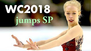 Bradie TENNELL 2018 Worlds SP ALL JUMPS  Figure Skating [upl. by Rexfourd692]