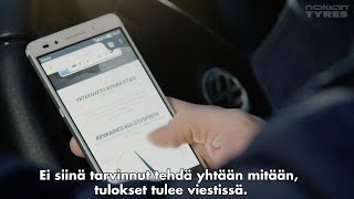 Nokian Renkaat ja Vianor SnapSkan mittaa renkaiden urasyvyyden [upl. by Itnaihc]