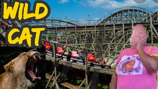 HERSHEY PARK VLOG 50RIDINGTHE WILDCAT FOR THE FIRST TIME BEFORE ITS PERMANETLY CLOSED hershey [upl. by Alrrats]