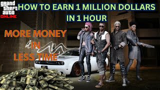 HOW TO EARN 1 MILLION DOLLARS IN 1 HOUR IN GTAV ONLINE  gtaonline business moneylaundering [upl. by Marnia]