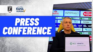 PRESS CONFERENCE  Coach Stoytchev verso Sonepar PadovaRana Verona  10a Giornata [upl. by Ajak]