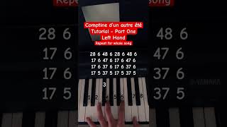 How to play Comptine d’un autre été  Yann Tiersen  Piano Tutorial  Part 1 [upl. by Alyacim]