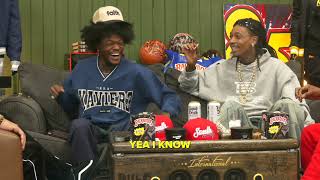 Wiz Khalifa on the freestyle with DC Karlous and Chico  The 85 South Show [upl. by Nairda]