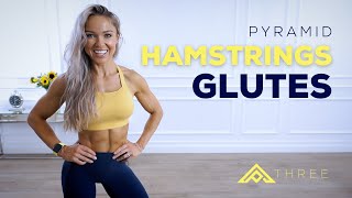 GLUTES amp HAMSTRING WORKOUT  Lower Body  Pyramid Series Day 3 [upl. by Liris839]