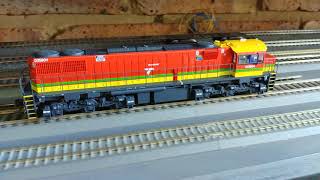 HO scale Transnet Class 35800 on Roco test track [upl. by Crispen]