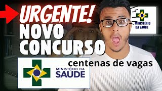 Autorizado Concurso Ministério da Saúde com Centenas de Vagas  Níveis médiotécnico e superior [upl. by Luap]