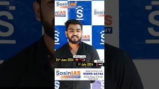 Hear it from Our Student Avinash The best time to make your Dreams true with Sosin IAS Academy [upl. by Grunenwald]