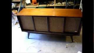 1963 Philco tube console stereo [upl. by Screens924]