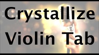 Learn Crystallize by Lindsey Stirling on Violin  How to Play Tutorial [upl. by Aliber373]