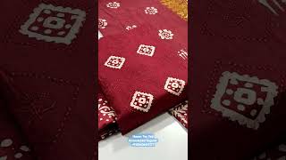 Premium Cotton Fabric Wax Batik With Embroidery With indianwear punjabisuit shalwarkameez [upl. by Anerdna624]