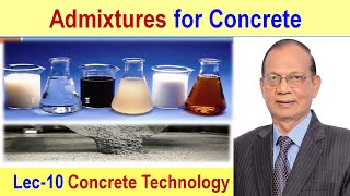 Admixtures for Concrete and its type like chemical admixture amp mineral admixture by Dr K Mohan [upl. by Cavanagh475]