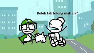 Tiber Milo Ranger Tolong Mak Cik  Animation Malaysia [upl. by Ralip940]