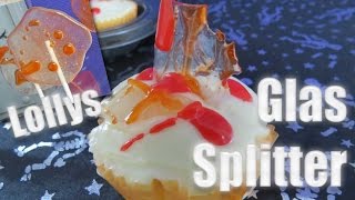 Halloween Grusel Rezept Glassplitter Cupcakes  Blutlollis [upl. by Anikahs]