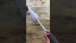 NARUTO KUNAI PAPER KNIFE NINJA TUTORIAL JAPANESE WEAPON PAPER CRAFT INSTRUCTIONS ORIGAMI WORLD ART [upl. by Natalina]