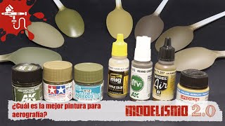 ¿Cuál es la MEJOR PINTURA para AERÓGRAFO  El test definitivo [upl. by Farrington]