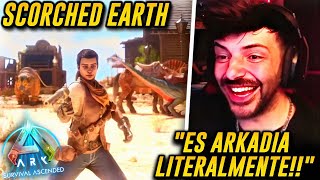 NEXXUZ y ARKEANOS REACCIONAN al TRAILER de ARK SCORCHED EARTH ASCENDED 😱 [upl. by Gabe407]