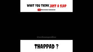 Thappad movie emotional dialogue whatsapp status shortsTapsee pannu thappad girlspower tsires [upl. by Neehcas492]