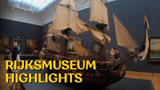 Highlights of Amsterdams Rijksmuseum  Museum Tour [upl. by Cynthy]